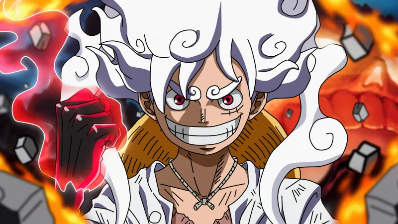 Luffy, One Piece, Gear 5, 5K wallpaper