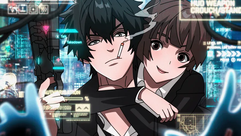 Lisa Mishima, Arata Kokonoe (Nine), Zankyou no Terror (Terror in Resonance), Anime wallpaper, 5K wallpaper