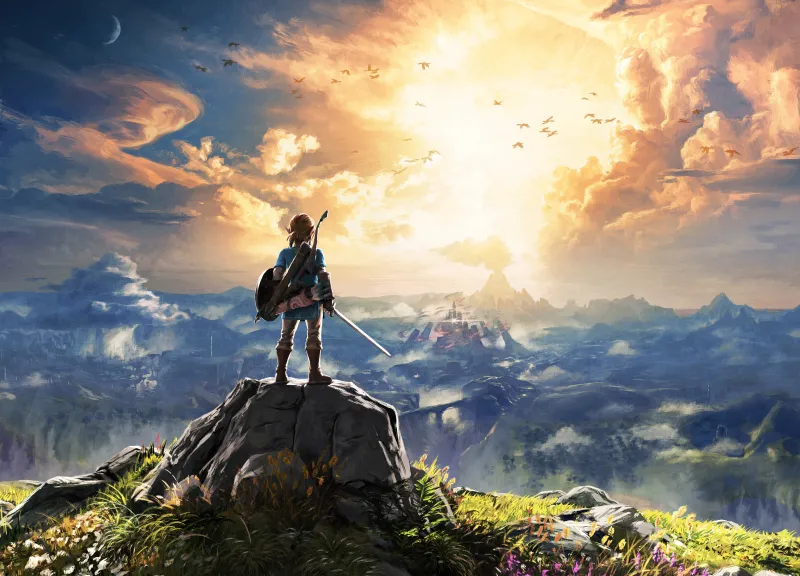 The Legend of Zelda: Breath of the Wild, Link, 8K wallpaper, Hyrule, Video Game, 5K