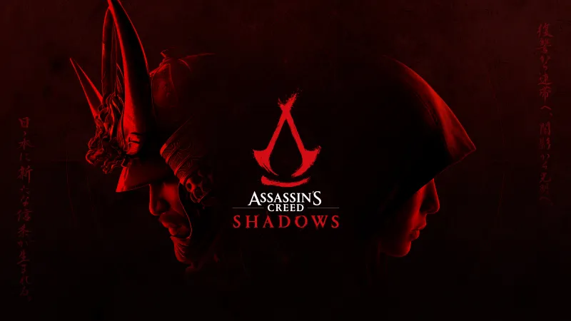 Assassin's Creed Shadows, Desktop wallpaper 4K, 2024 Games, Game Game Art, Naoe, Yasuke, PC Games, PlayStation 5, Xbox Series X and Series S