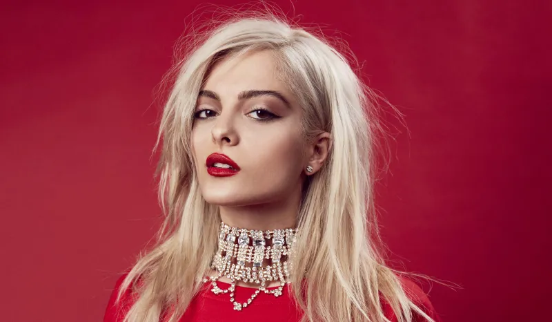 Bebe Rexha, Desktop background 5K