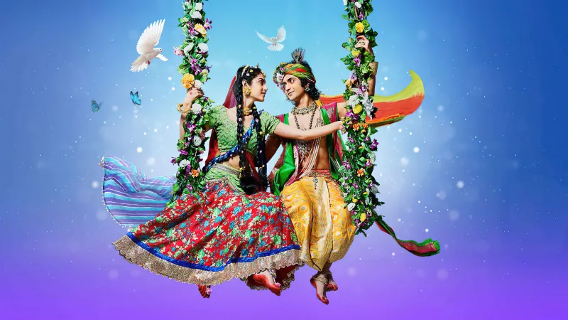 Radha Krishna, 4K wallpaper