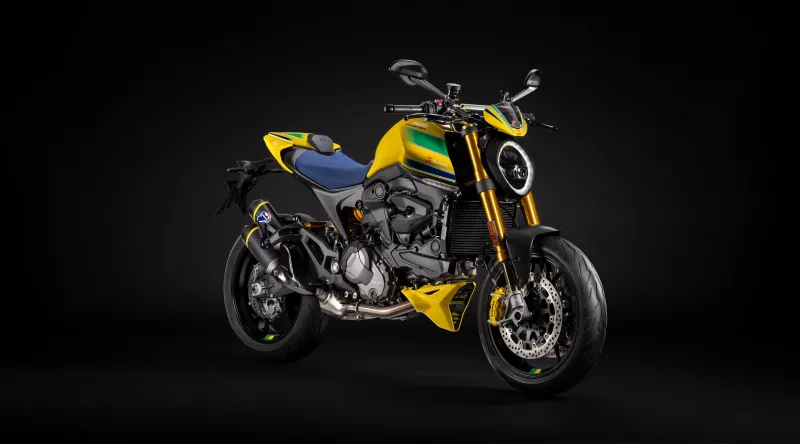 Ducati Monster Senna, 2024, Dark background, 5K wallpaper, Limited edition