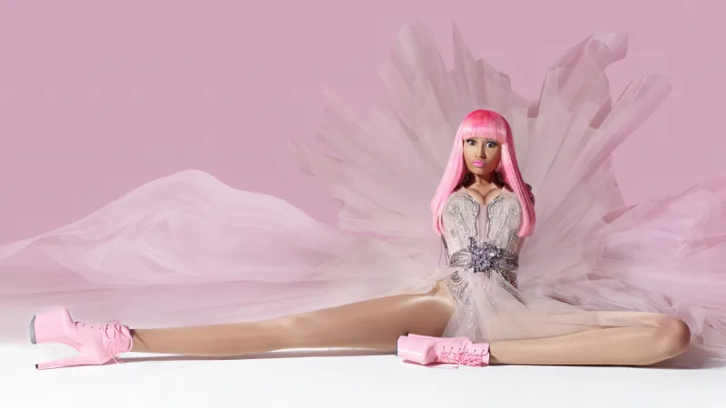 Nicki Minaj, Pink aesthetic, 5K wallpaper