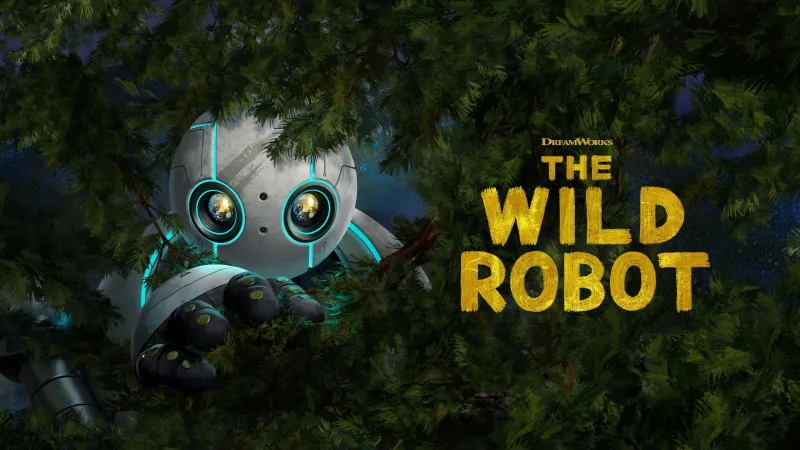 The Wild Robot, Movie poster 4K, Animation movies, 2024 Movies