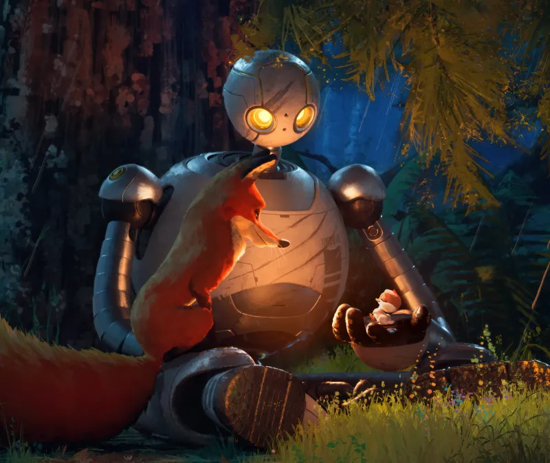 The Wild Robot, Animation movies, 2024 Movies, 5K wallpaper