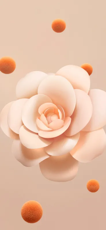 Honor Magic V Flip, Floral Background