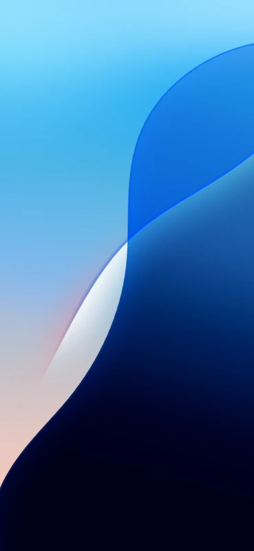 iOS 18, Blue theme, Light Mode wallpaper