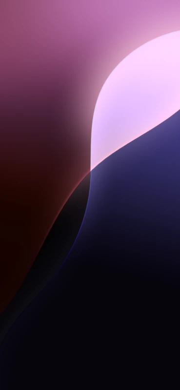 iOS 18, Purple theme, Dark Mode wallpaper