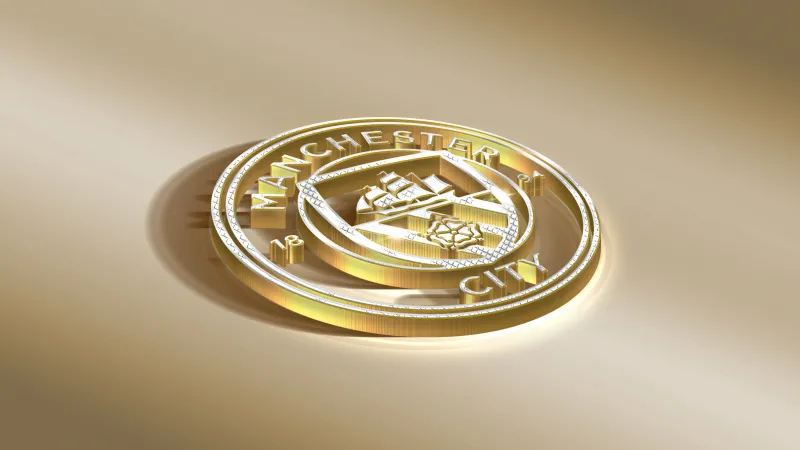 Manchester City FC, Golden crest wallpaper