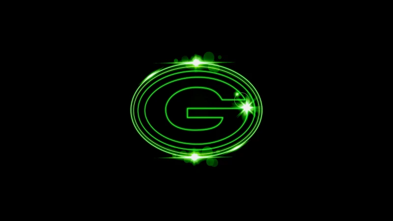 Green Bay Packers NFL team, AMOLED Black background