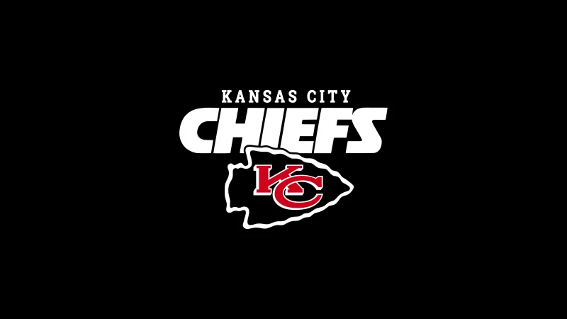 Kansas City Chiefs, Black background 5K