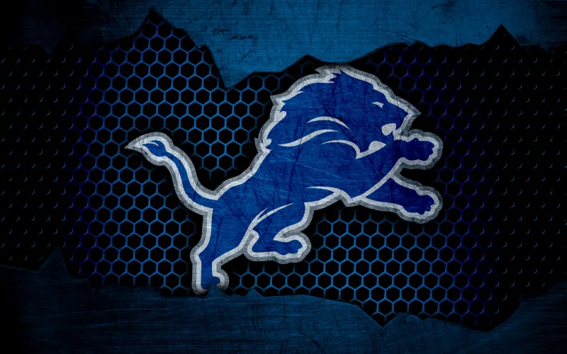 Detroit Lions, Blue aesthetic wallpaper