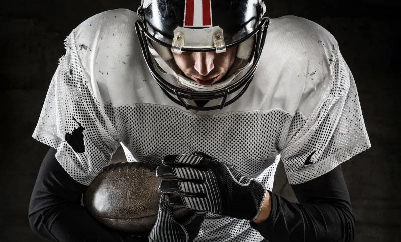 NFL, American football player, Dark background, 5K wallpaper