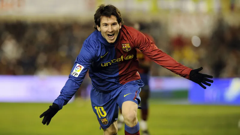 Lionel Messi, Goal, FC Barcelona, 5K wallpaper, FCB
