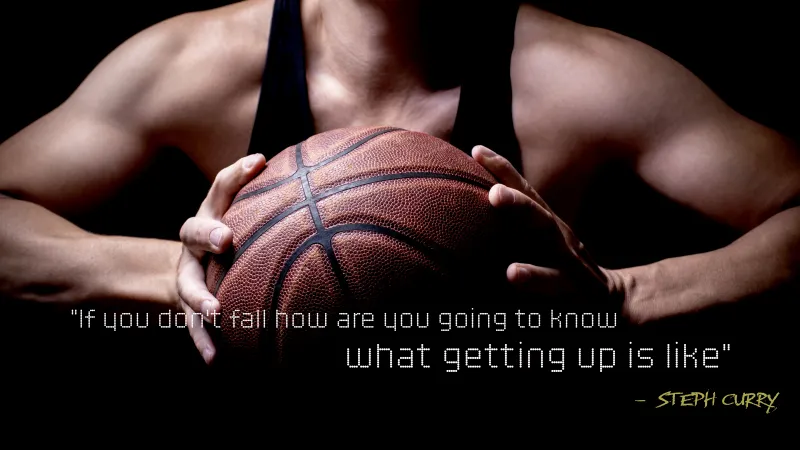 Stephen Curry, Popular quotes, Basketball player, Inspirational quotes, 5K wallpaper, Dark background