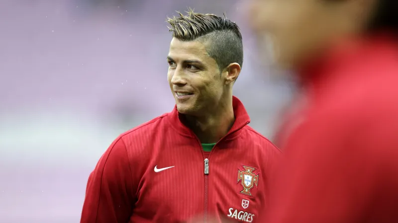 Cristiano Ronaldo, Smiling, Portugal football player, 5K wallpaper