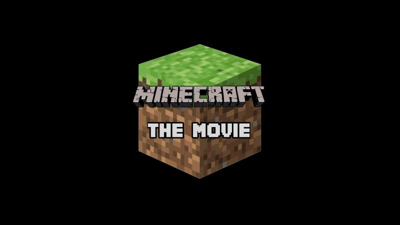 Minecraft, 2025 Movies, Black background, 5K wallpaper