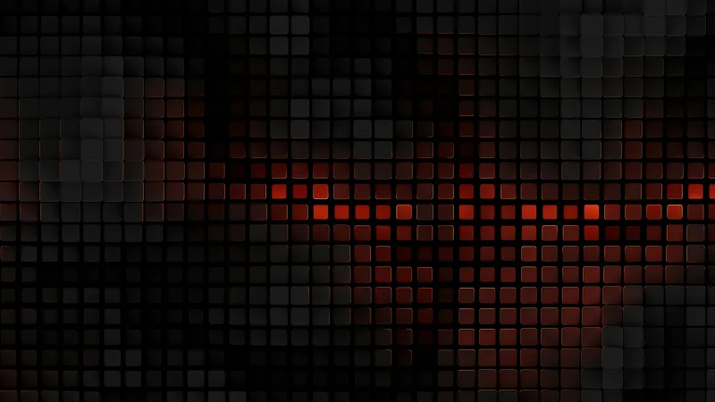 Mosaic, Dark background, 5K wallpaper, Pattern, Dark aesthetic