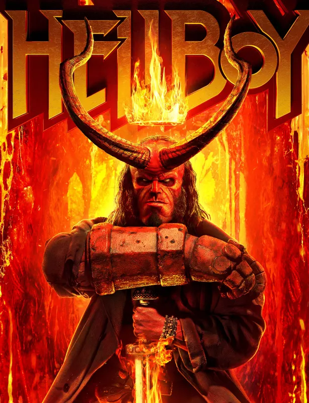 Hellboy, Superhero wallpaper 4K, iPhone background 4K