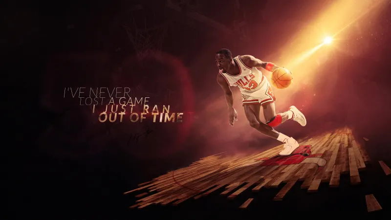 Michael Jordan, Popular quotes, Basketball player, 5K wallpaper