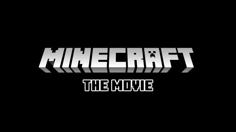 Minecraft Movie, Black background 4K