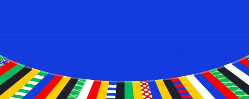 UEFA EURO 2024 wallpaper, Ultrawide, Blue background