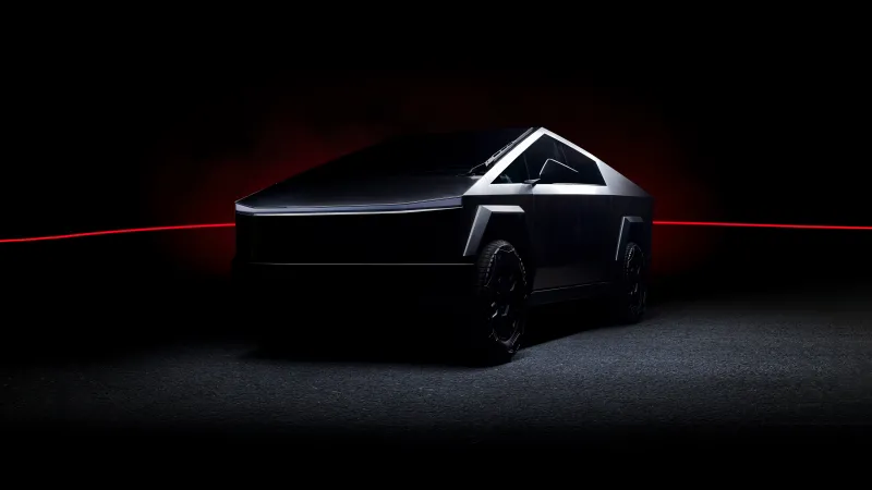 Tesla Cybertruck, Dark aesthetic wallpaper, Dark background