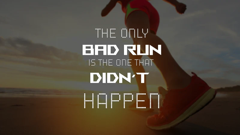 Bad run quote wallpaper, Running shoes, Beach sunrise