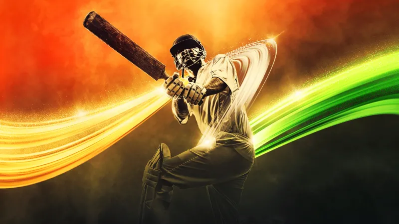 Cricket player, 4K wallpaper