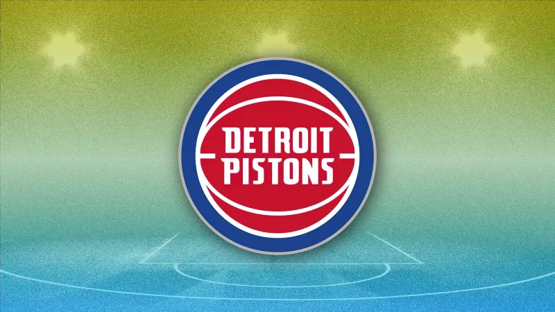 Detroit Pistons, Logo wallpaper 4K