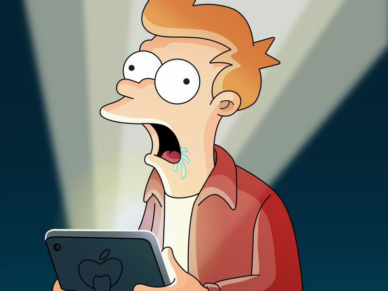 Fry 8K wallpaper, Futurama