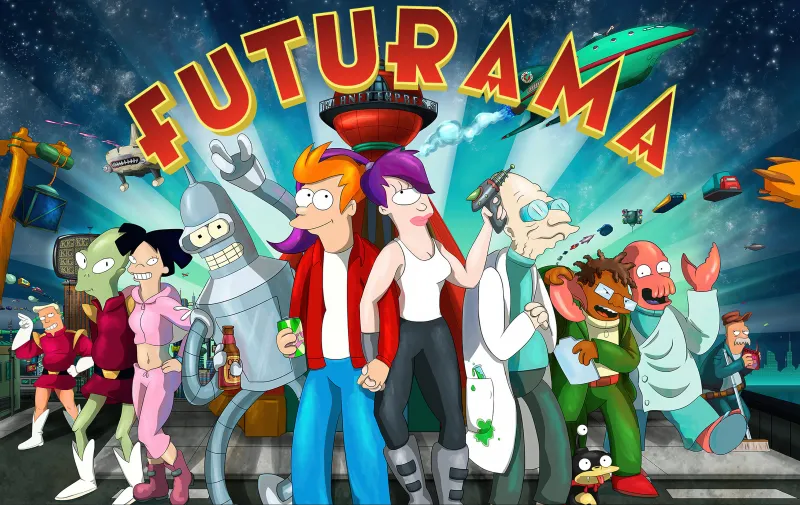 Futurama wallpaper 5K