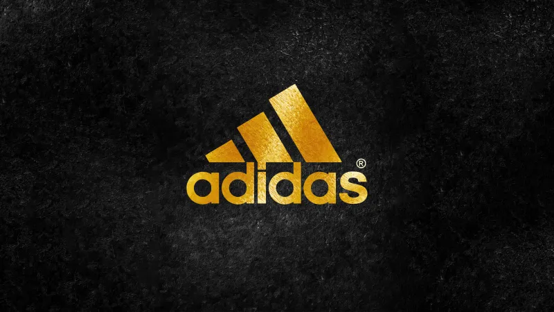 Adidas, Dark background 4K