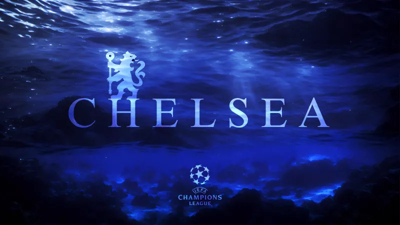 Chelsea FC 4K Wallpaper, Underwater, UEFA Champions League, Premier League club