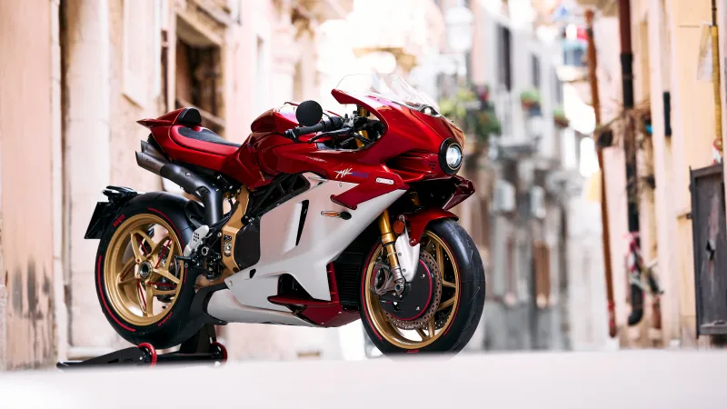 MV Agusta Superveloce 1000 Serie Oro, 2024, 5K wallpaper, Sports bikes