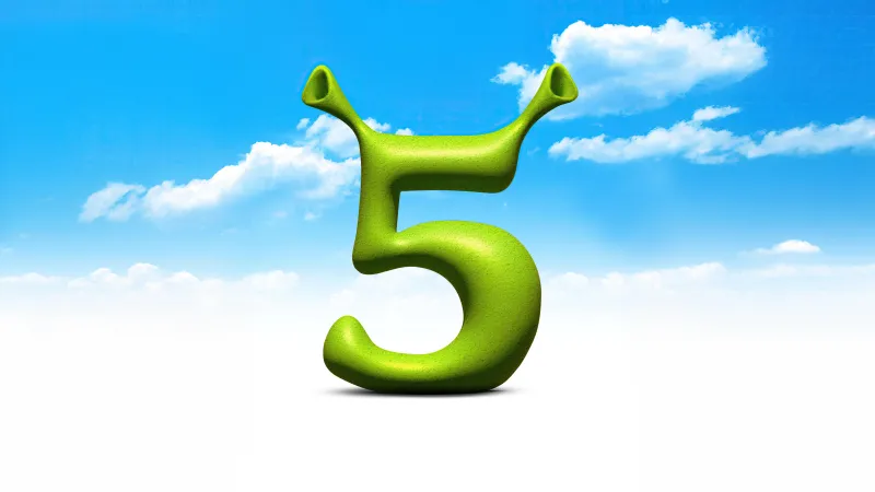 Shrek 5 Logo, 2026 Movies, 4K wallpaper