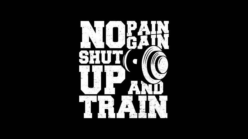 No pain No gain, Popular quotes, 5K, Workout