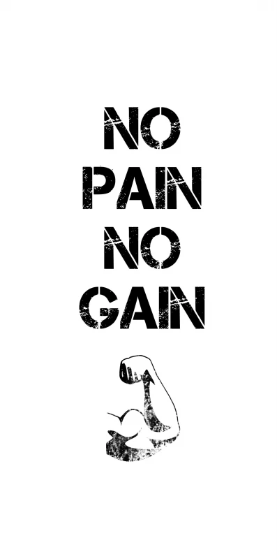 No pain No gain, Phone wallpaper