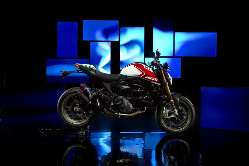 Ducati Monster, Anniversary Edition, Dark background, 2024, 5K, 8K, 12K wallpaper