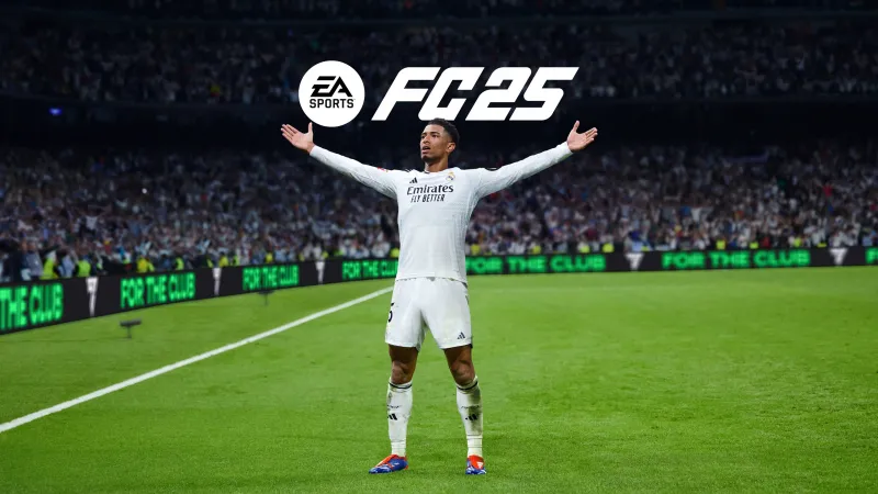 EA Sports FC 25, Video Game wallpaper, Jude Bellingham, Real Madrid CF, Football player