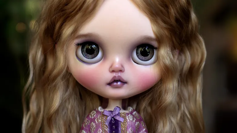 Aesthetic, Blythe doll, 5K wallpaper, Cute doll, Innocent