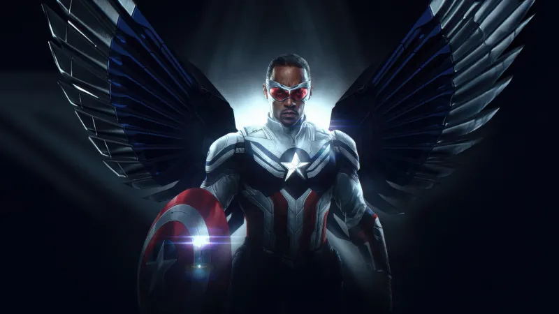 Anthony Mackie as Captain America, Sam Wilson, Captain America: Brave New World