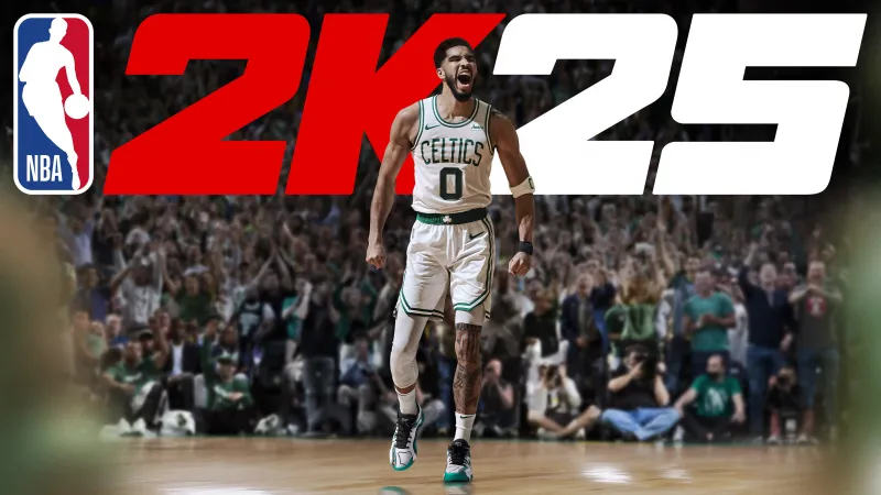 NBA 2K25, Jayson Tatum, Boston Celtics, 4K wallpaper, Video Game