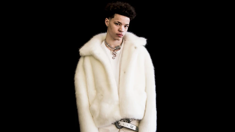 Lil Mosey, Black background 4K