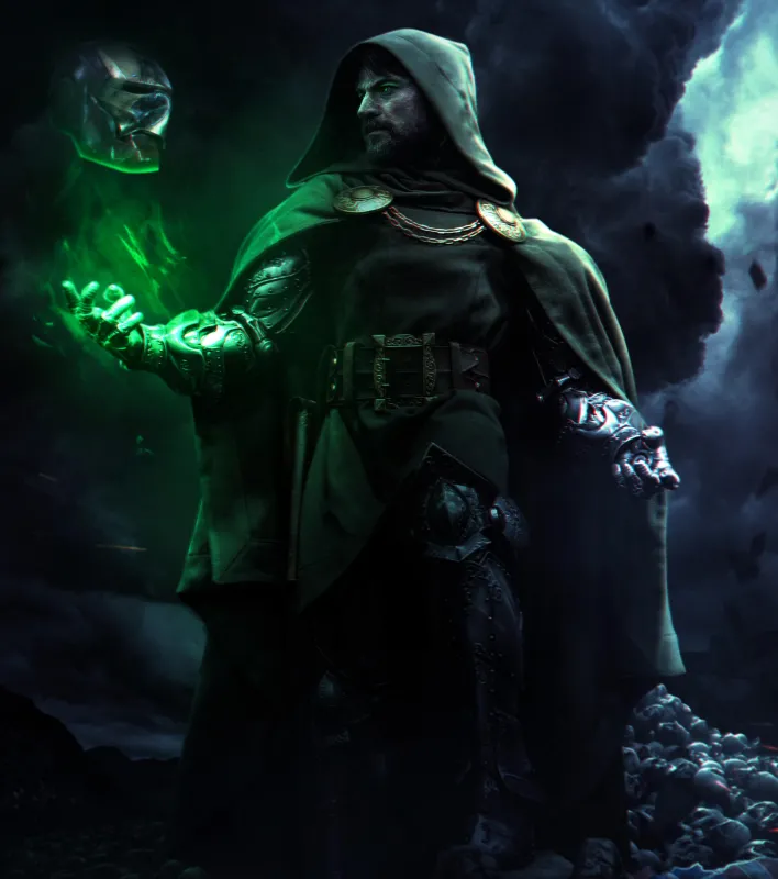 Doctor Doom, iPhone wallpaper 4K