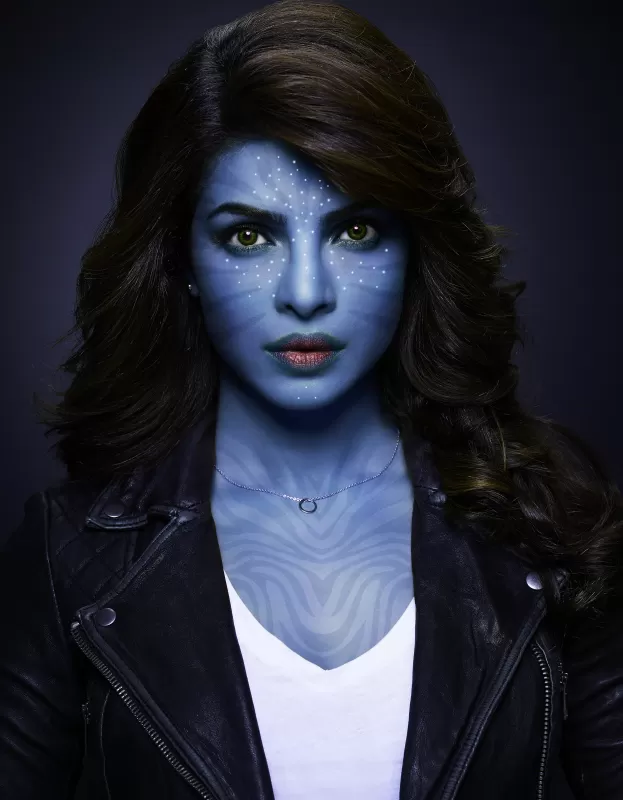 Priyanka Chopra, Indian actress, Avatar, CGI, Portrait, Bollywood actress