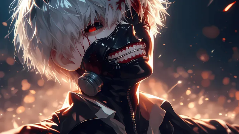 Ken Kaneki, Dope wallpaper, Tokyo Ghoul, 5K, AI art