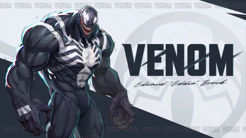 Venom 4K wallpaper, Marvel Rivals, 2024 Games