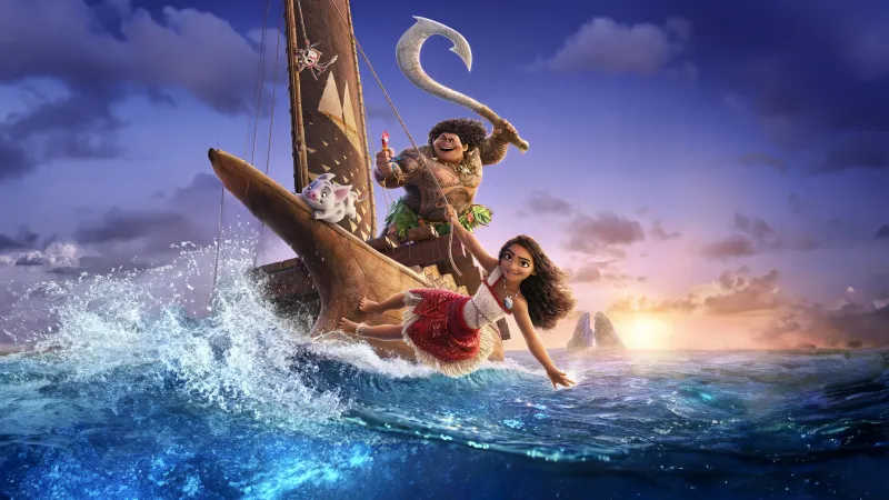 Moana 2, 8K wallpaper, 2024 Movies, Animation movies, 5K